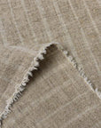 Pure Linen Yarn-Dyed Uneven Stripe 2-Tone Fabric | BH LINEN novelty linen fabric