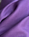 Pure Linen Fabric 5.5 oz/y² (Royal Purple)
