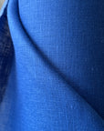 Pure Linen Fabric 5.5 oz/y² (Cobalt Blue)