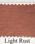 Pure Linen Fabric 5.5 oz/y² Light Rust | BH LINEN pure linen fabric by the yard