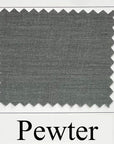 Pure Linen Fabric 5.5 oz/y² Pewter | BH LINEN pure linen fabric by the yard