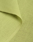Linen/Silk Blend Fabric Lime | BH LINEN linen blend fabric