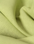Linen/Silk Blend Fabric Lime | BH LINEN linen blend fabric