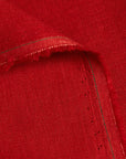 Pure Linen Fabric 5.5 oz/y² Lipstick | BH LINEN pure linen fabric by the yard