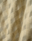 Linen/Rayon Spirit 1inch Checker Mesh Fabric Natural | BH LINEN novelty linen fabric