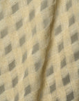 Linen/Rayon Spirit 1inch Checker Mesh Fabric Natural | BH LINEN novelty linen fabric