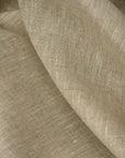 Pure Linen Fabric 5.5 oz/y² Mixed-Natural | BH LINEN pure linen fabric by the yard