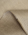 Swatch – Pure Linen Herringbone Fabric 10 oz/y² | BH LINEN linen fabric samples