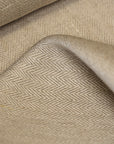 Pure Linen Herringbone Fabric 10 oz/y² Natural (LNF-Natural)