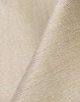 Pure Linen Herringbone Fabric 10 oz/y² Oatmeal (LNF-Oatmeal)