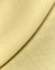 Pure Linen Fabric 4.5 oz/y² Pale Yellow | BH LINEN pure linen fabric by the yard