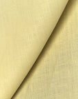 Pure Linen Fabric 4.5 oz/y² Pale Yellow | BH LINEN pure linen fabric by the yard