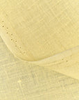 Pure Linen Fabric 4.5 oz/y² Pale Yellow | BH LINEN pure linen fabric by the yard