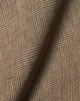 (Swatch) Pure Linen 2-Tone Plaid Jacquard Fabric