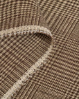 (Swatch) Pure Linen 2-Tone Plaid Jacquard Fabric