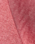 Pure Linen Fabric 2-Tone Melange 4 oz/y² Red/Off-White | BH LINEN pure linen fabric by the yard