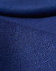 Pure Linen Fabric 7.5 oz/y² Royal Blue | BH LINEN pure linen fabric by the yard