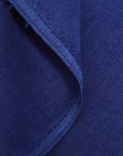 Pure Linen Fabric 7.5 oz/y² Royal Blue | BH LINEN pure linen fabric by the yard