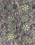 Linen/Cotton Blend Purplish Balls Print Fabric | BH LINEN novelty linen fabric