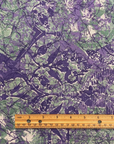 Linen/Cotton Blend Purplish Balls Print Fabric | BH LINEN novelty linen fabric