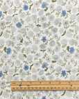 Linen/Cotton Blend Sweet Peas Print Fabric | BH LINEN novelty linen fabric