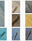 (Swatch) Linen Novelty Herringbone Yarn-Dyed