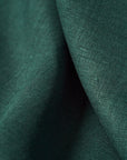 Pure Linen Fabric 7.5 oz/y² Teal | BH LINEN pure linen fabric by the yard
