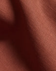 Pure Linen Fabric 5.5 oz/y² Tomato | BH LINEN pure linen fabric by the yard