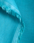 Pure Linen Fabric 5.5 oz/y² Turquoise | BH LINEN pure linen fabric by the yard