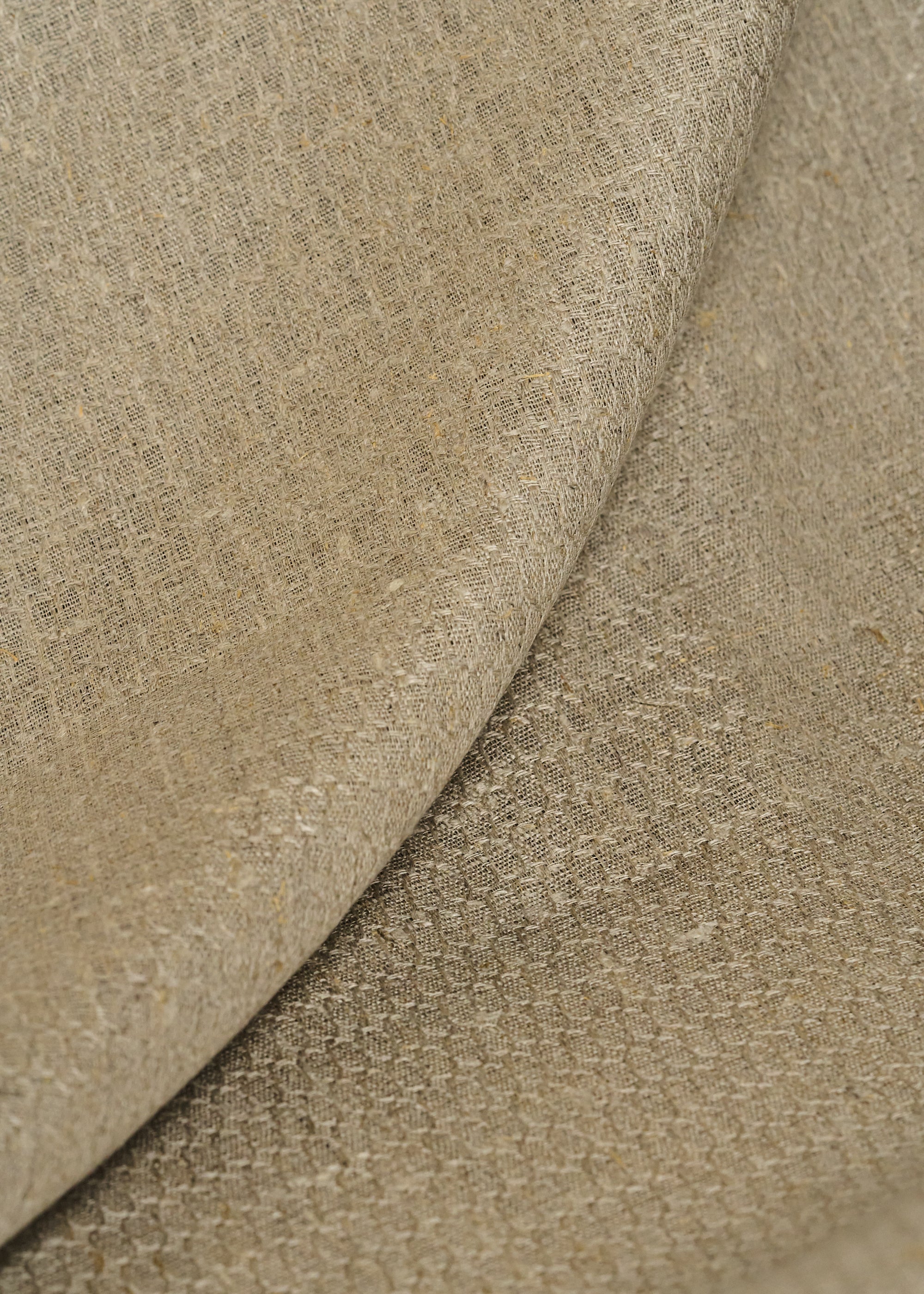 Pure Linen Natural Hexagon Jacquard Fabric – BH LINEN
