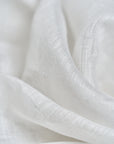 Pure Linen Gauze Fabric 2.5 oz/y² White | BH LINEN pure linen fabric by the yard