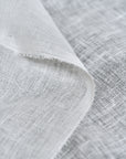 Pure Linen Gauze Fabric 2.5 oz/y² White | BH LINEN pure linen fabric by the yard