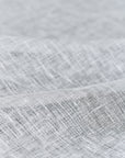Pure Linen Gauze Fabric 2.5 oz/y² White | BH LINEN pure linen fabric by the yard