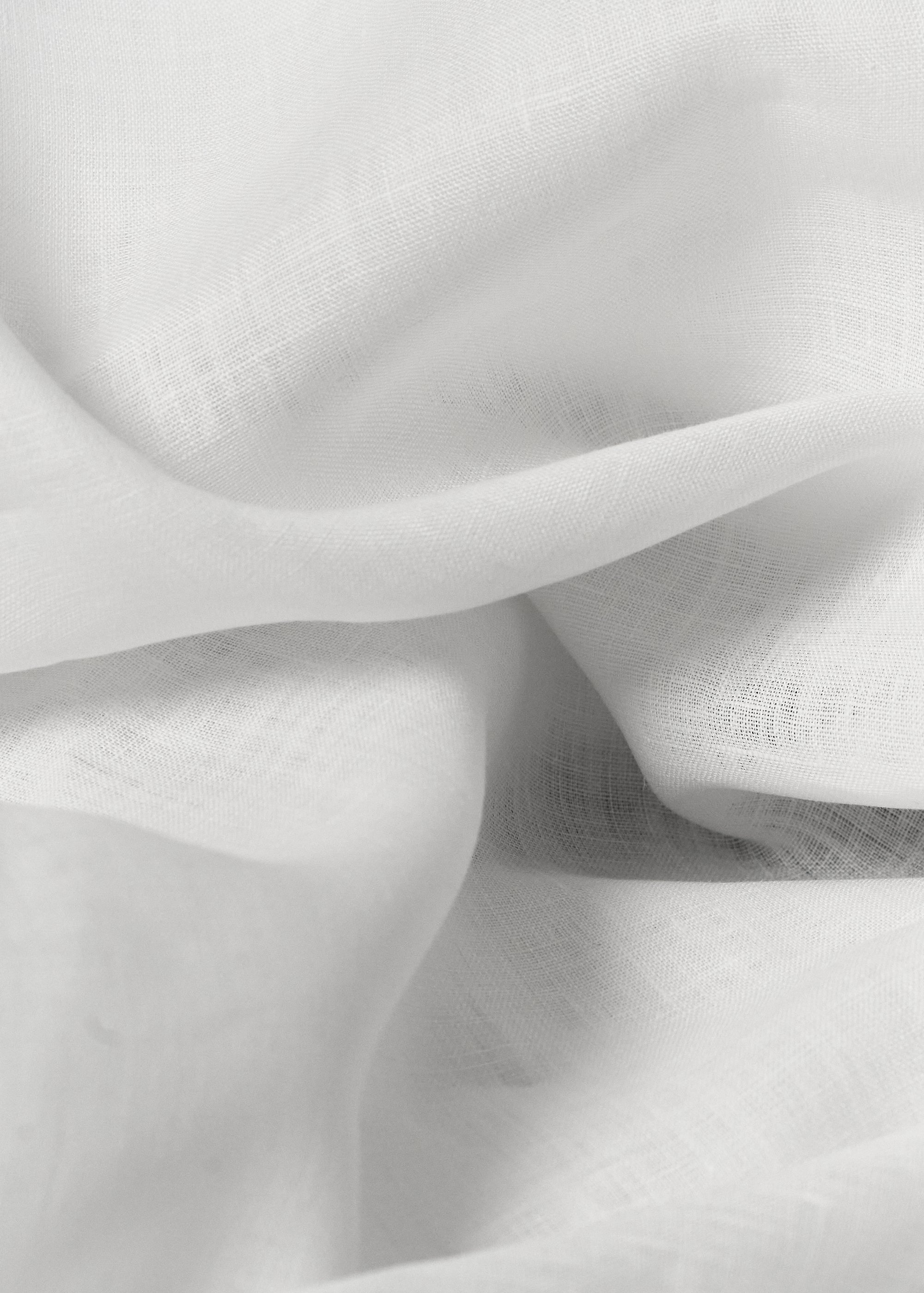 Pure Linen Fabric 3.5 oz/y [LSP-L035] White  BH LINEN