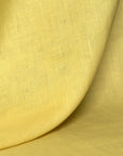 Pure Linen Fabric 5.5 oz/y² Yellow | BH LINEN pure linen fabric by the yard