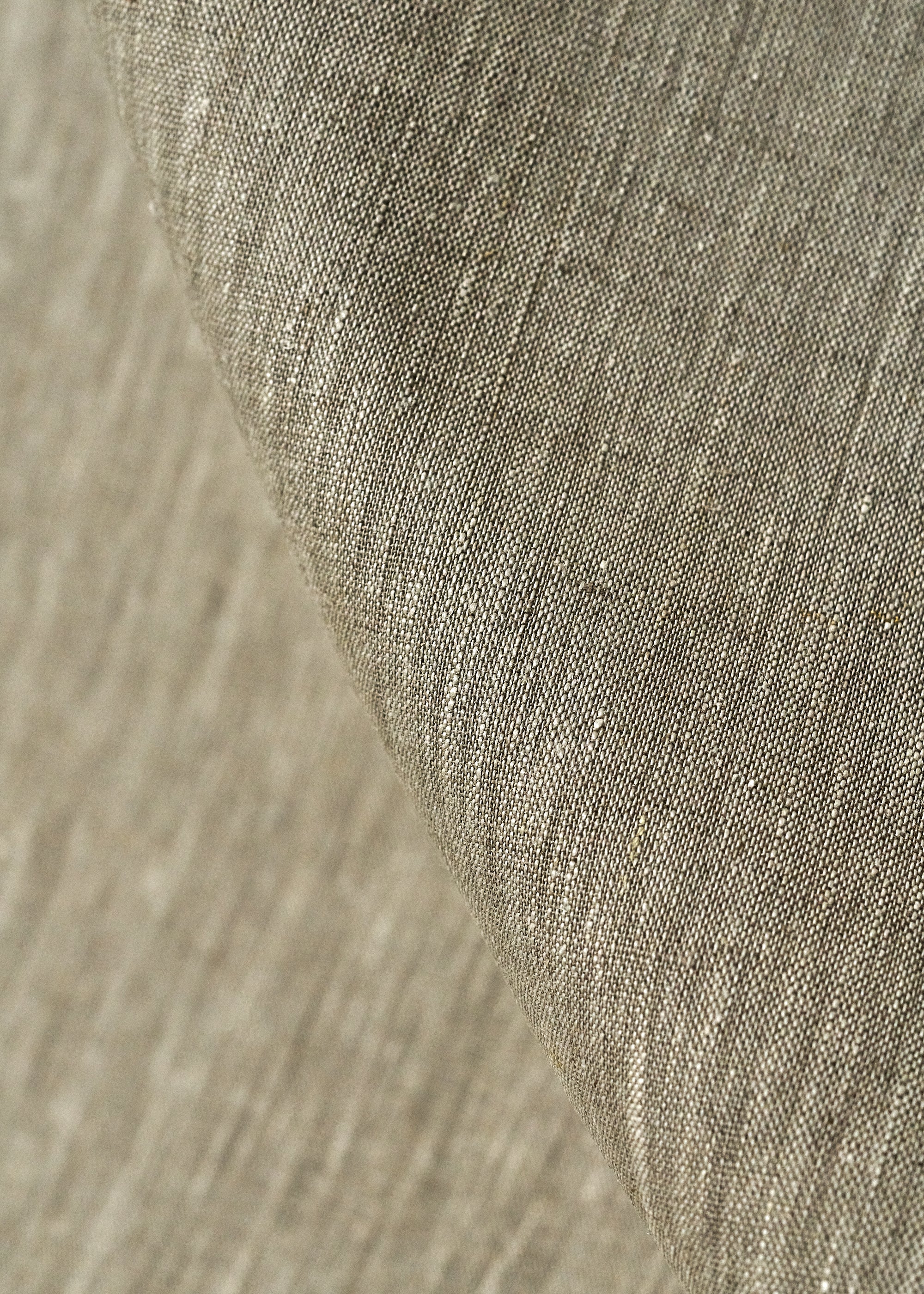 Midweight pure linen mixed natural fabric