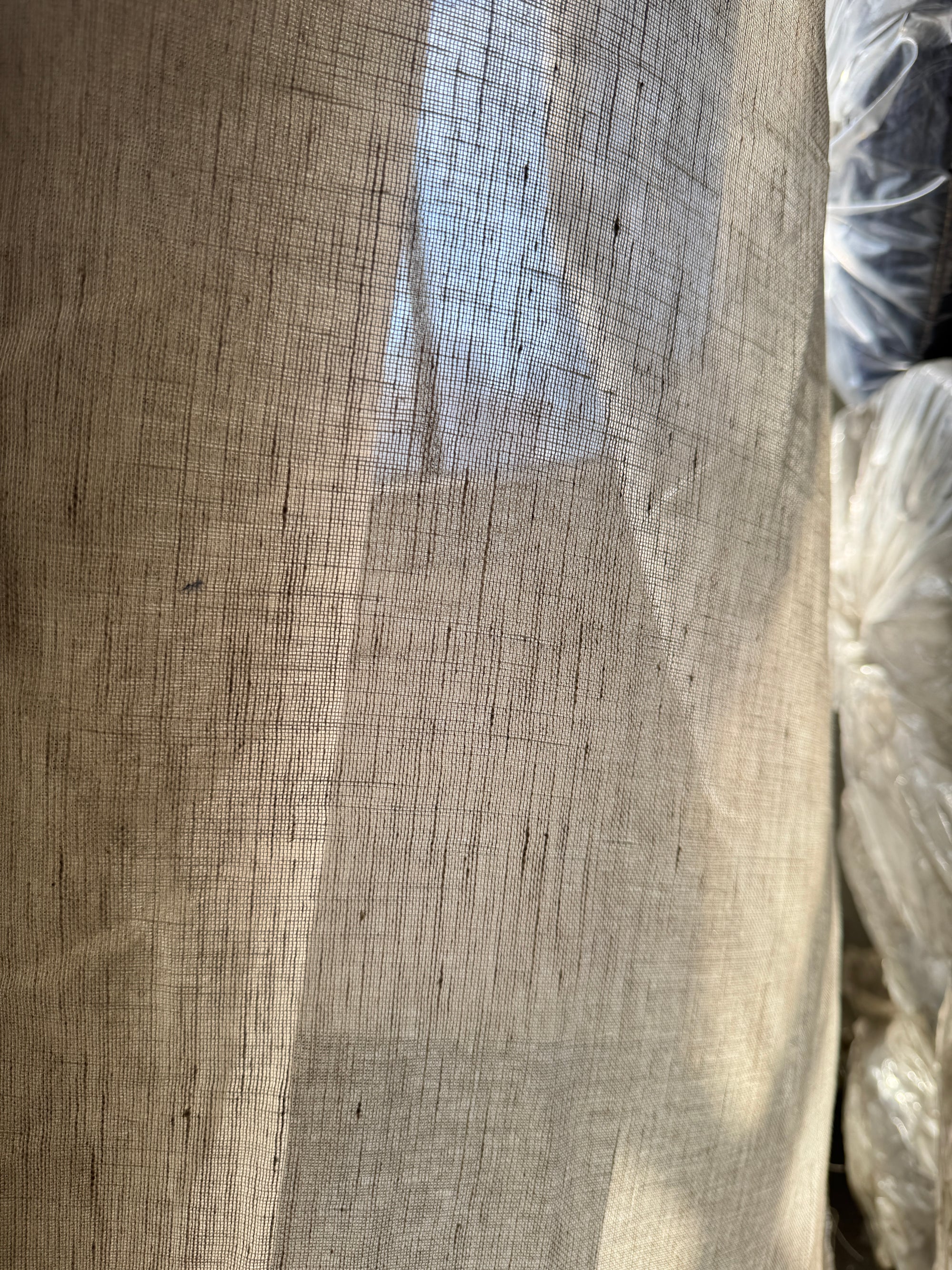 Pure Linen Gauze Fabric 2.5 oz/y² (Oatmeal)