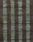 Pure Linen 3-Tone Jacquard Stripe Fabric Lavender/Plum/Black [LNY-JS3T]