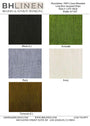 (Swatch) Pure Linen Long Rice Jacquard Stripe Fabric