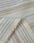 Pure Linen Yarn-Dyed Shadow Stripe 3-Tone Fabric [LNS-YSS3]