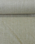 Pure Linen Houndstooth Checker Natural/Cream [LNY-HTCK]