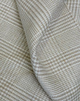 Pure Linen Houndstooth Checker Natural/Cream [LNY-HTCK]