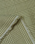 Pure Linen Houndstooth Checker Sage/Cream [LNY-HTCK]