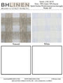 (Swatch) Linen/Rayon Spirit 1inch Checker Mesh