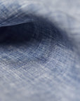 Tejido de lino puro en dos tonos jaspeado, 4 oz/yd², azul/blanquecino [LSP-L040M]