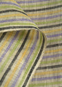 (Swatch) Pure Linen Matched Yarn-Dyed Stripe 5-Tone Tweed
