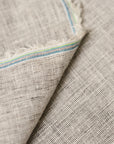 Pure Linen Fabric 2-Tone Melange 5 oz/y² Charcoal/Off-White [LSP-L050M]