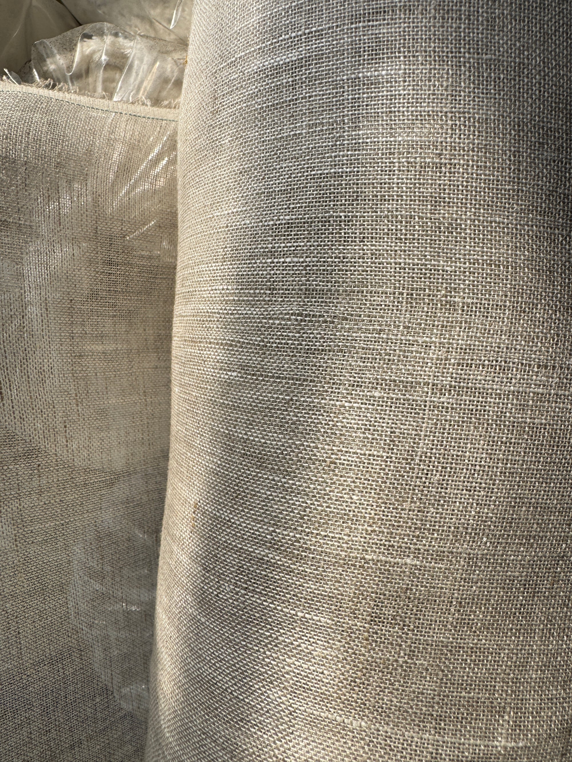 Pure Linen Gauze Fabric 2.5 oz/y² (Oatmeal)