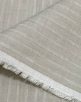 Pure Linen Yarn-Dyed Double Narrow Stripe 2-Tone Fabric [LNS-DN2T]