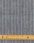 Pure Linen Yarn-Dyed 1/8" Stripe [LNS-OE3T] Indigo